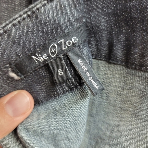 NIC+ZOE Charcoal Mini Skirt - Picture 8 of 8